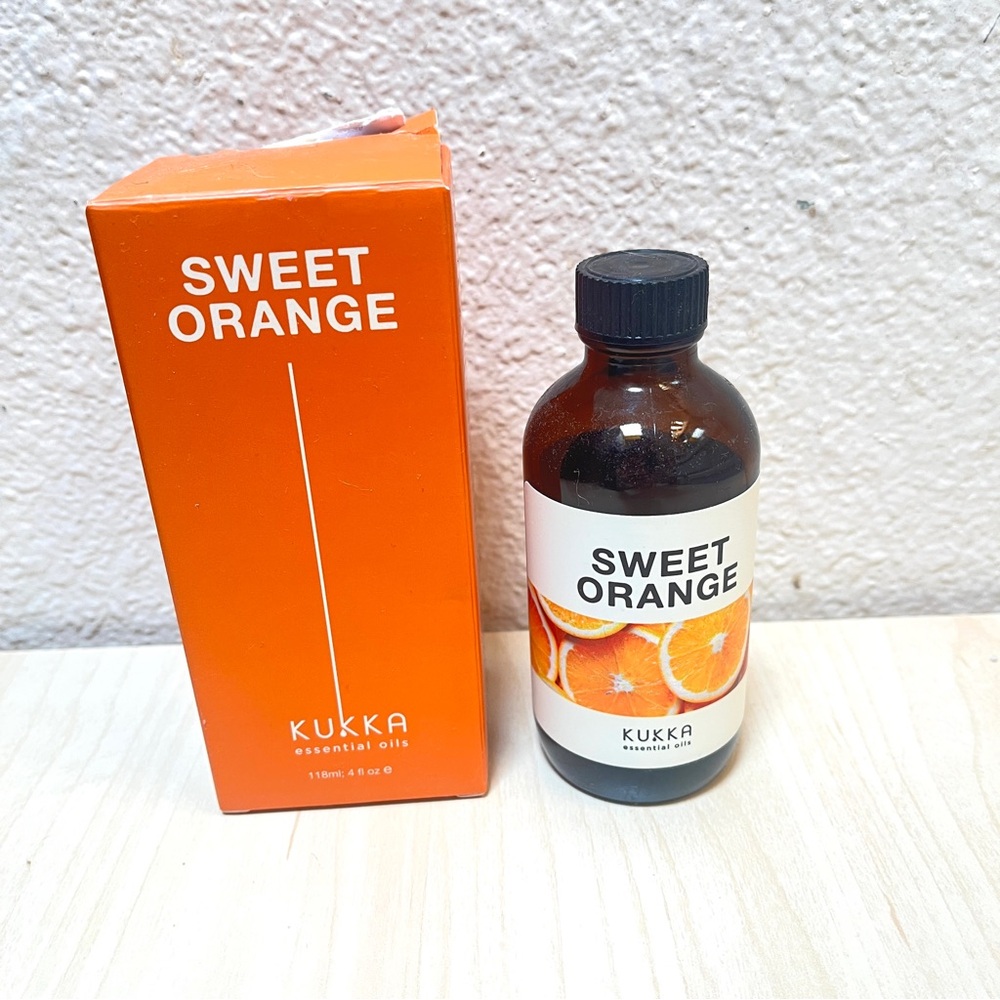 Citrus Sinensis Essential Oil- from Kukka. 1/2 bottle. 2 fluid ounces